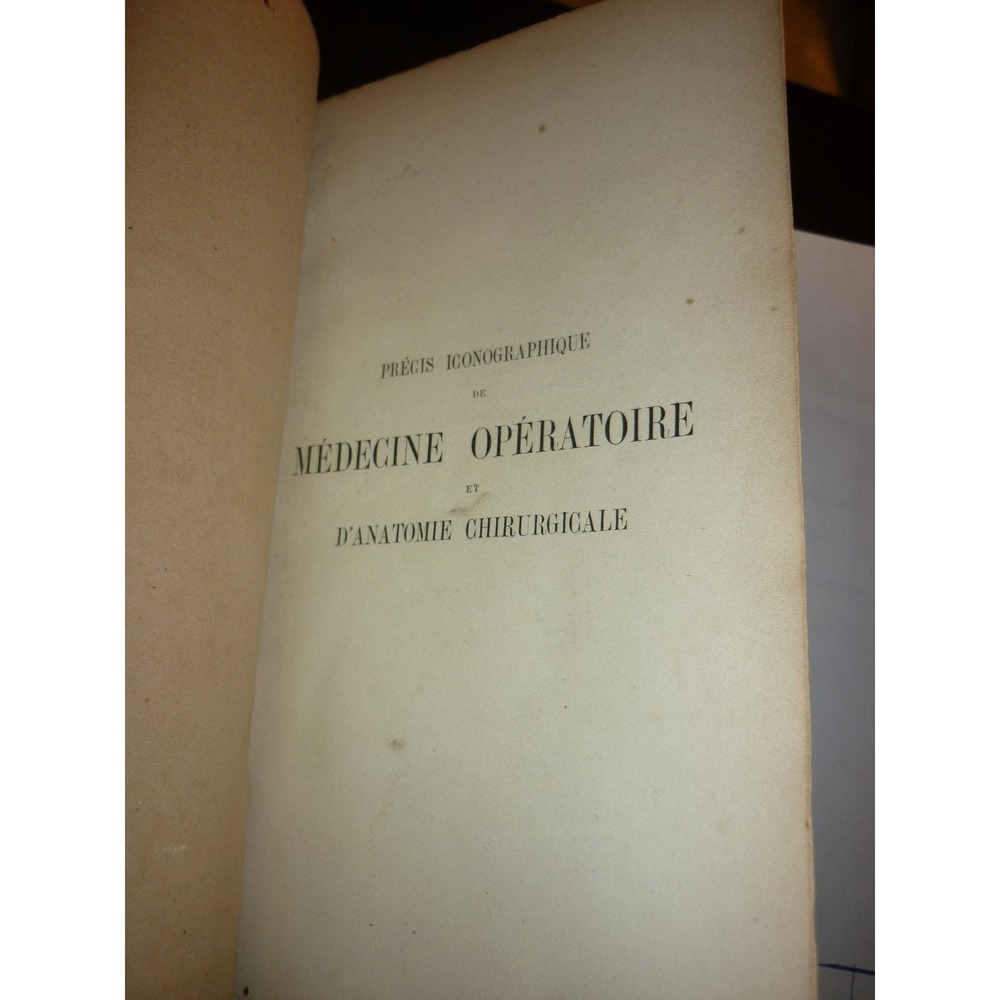 Antique Medical Book Operative Medicine Surgical Anatomy Illustrations 1856
